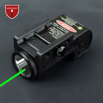 Зелен Точков Лазер Глок Тактически Аксесоари Ловен Пистолет с Лазер Подходящ е за 20 мм закрепване на Picatinny Rail Уивър с Магнитно Зарядно устройство