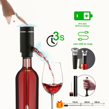 Устройство за бързо и отрезвляющей леене на вино в бара, Електрически Автоматично дозиране система вино Гарафа за зареждане, Кухненски Аератор, Тъчпад парти