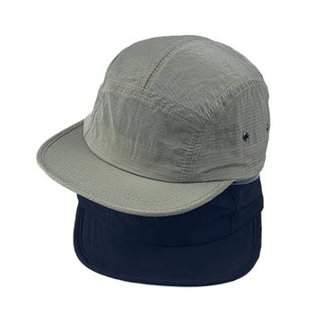 2023 Бързосъхнеща Лятна бейзболна шапка с 5 Ламперия, Градинска Cangurera Hombre Gorra PerosnalizadaTrucker, Спортна бейзболна шапка за голф, 56-59 см