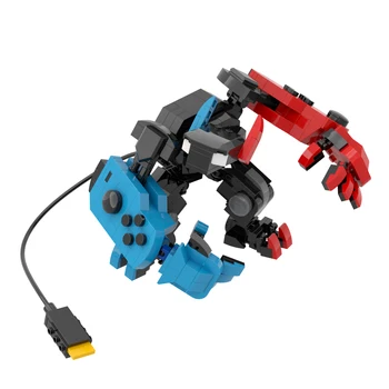 MOC Transform Робот Mecha Набор от Строителни блокове, Игрални Конзоли МИНИ Преносима Игрова конзола Тухли, Играчки, Подаръци За Рожден Ден За деца И момчета
