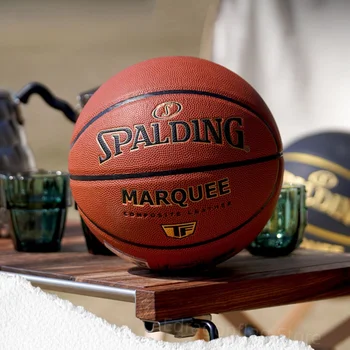 Палатка серия Spalding TF с Позлатени Класически Баскетболна Топка За вътрешно и Външно мач PU Размер на Баскетболна Топка 7