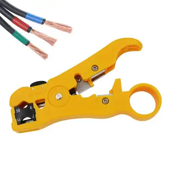 Универсален Инструмент за Източване на жици Прецизно Рязане на кабел Многофункционални Бързи и стригане за източване на кабели за коаксиални кабели