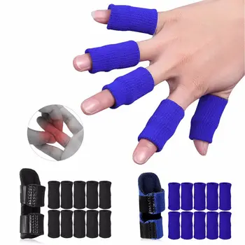 Предпазни средства Трикотажный Регулируема Ръкав за защита на пръстите От артрит, Шина за поддръжка на пръстите, костюм за шинирования отпечатъци, шина за пръст