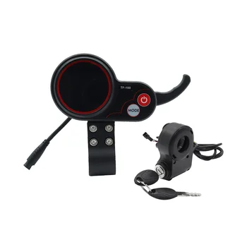 TF-100 Дисплей на Арматурното табло 6Pin + Ключ за Запалване Скутер Скоростомер за Kugoo M4 Части за Електрически Скутери