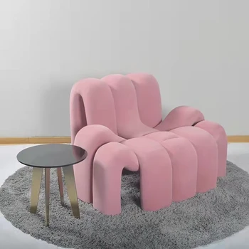 Шезлонг Morden Стол за почивка в хола Текстилен единична разтегателен Функция на мебели