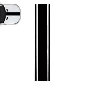 Стикер на предния капак на автомобила здрави и Трайни етикети на ивици на предния капак, които се свалят лесно, Модифицирана стикер за кола, аксесоари за украса