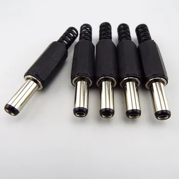 9 мм/14 мм Plug Захранване dc Штекерное Определяне на Жак Адаптер 5.5 mm x 2,1 мм Конектор за зареждане на кабели За проекти направи си САМ