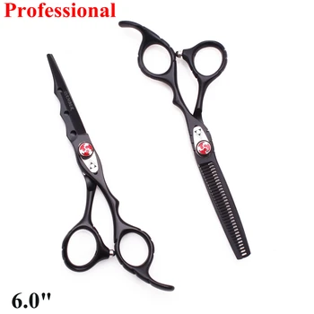 Ножици за коса 6.0 Професионални Фризьорски Ножици За подстригване на коса Фризьорски Ножици за филировки 440C Ножица за подстригване на коса от японска Стомана 1019#