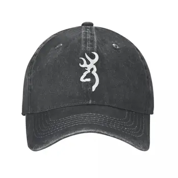 Реколта бейзболна шапка с Логото на Browning Унисекс От Потертого Памук, Шапки, Пистолети, Летни Шапки На Открито, Шапка