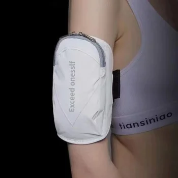 Чанта за мобилен телефон за бягане на открито Спортна чанта за телефон с превръзка на ръката Водоустойчив Отразяваща калъф за бягане за iPhone Samsung