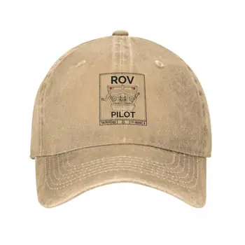 Ковбойская шапка пилот ROV С pom-помераните, Капачката на шофьор на камион, Мъжка шапка, Дамски