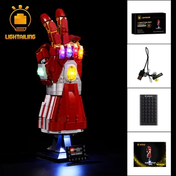 Комплект led лампи LIGHTAILING за 76223 Nano Gauntlet, набор от градивни блокове (не включва модел) Играчки за деца