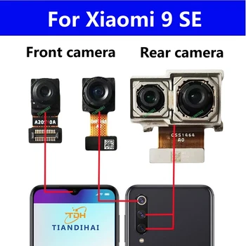 Оригинален Модул предната част на задната камера За Xiaomi Mi 9 SE 9se на Основната камера за обратно виждане С Широк Ultrawide телефото обектив, Гъвкав Кабел за Селфи, Резервни Части