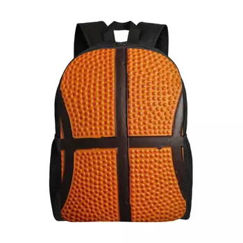Раници с 3D принтом баскетбол за момичета и момчета, пътни чанти за спортни училище и колеж, мъжки и дамски чанта за книги, подходящи за 15-инчов лаптоп