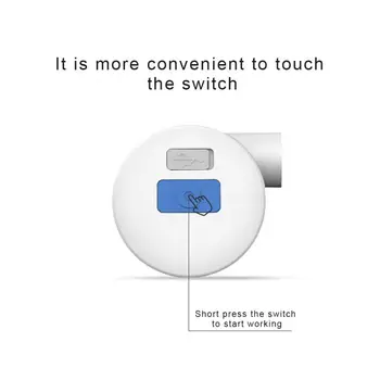 Външен въздушна помпа с по-малък размер, USB-конектор в балон с горещ помпата притискателния тип Отдолу, подходящи за външно захранване, за да проверите за работа в къмпинг