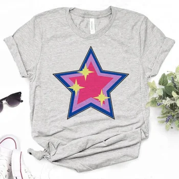 Y2k Star Tee женска риза в стил харадзюку, забавен летен топ, дамски дрехи в стил харадзюку