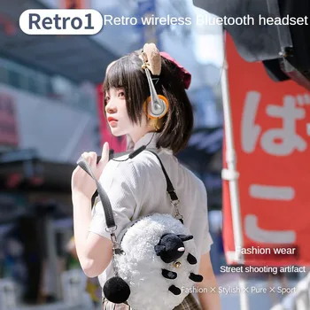 Модни Bluetooth слушалки, шапки Panasonic, дамски слушалки с краткотрайна връзка Hi-Fi, малък трехдиапазонная балансиран режим на слушалка в японски стил