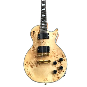Custom Shop Произведено в Китай LP Благородна електрическа китара на поръчка, китара от гниющего дърво, Безплатна доставка