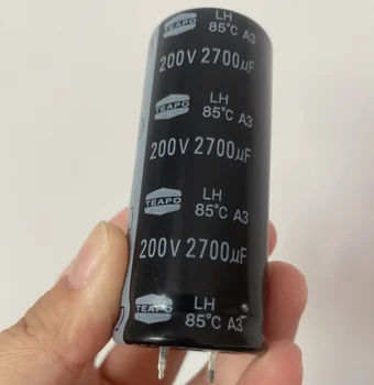 2 елемента 200V2700UF Електролитни кондензатори радиална капацитет 2700UF 200V 30*70 мм