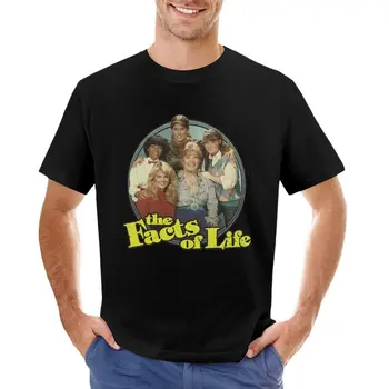 Тениска The Facts of Life 1979, къса тениска за момчета, риза с домашен любимец принтом, корейски модни тениски за мъже
