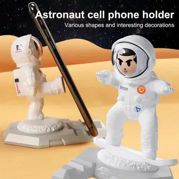 Модел Астронавти Поставка За мобилен Телефон Иновативна Поставка За Телефон На Бюрото Универсална Поставка За Телефон, Аксесоари за Офис Декор Подаръци