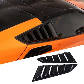 Щори на задното странично стъкло на колата за Chevrolet Corvette C7 2014-2019 Триъгълни прозорци щори