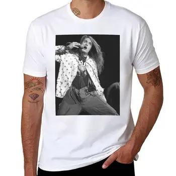 Нова тениска със снимка на Майк Паттона Faith No More BW, реколта дрехи, тениски по поръчка, създайте своя собствена мъжка тениска