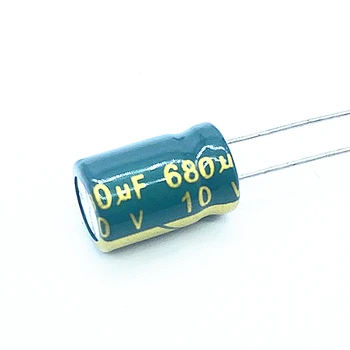 10 бр./лот 10 680 icf Ниско съпротивление esr/Импеданс висока честота на алуминиеви електролитни кондензатори Размер 8X12 10 680 icf 20%