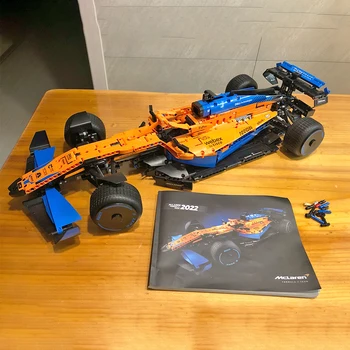 Новост 42141, McLarened Tech, съвместима модел на кола от Формула F1, строителни блокове, градски автомобил, тухли, играчки за децата, за Коледни подаръци