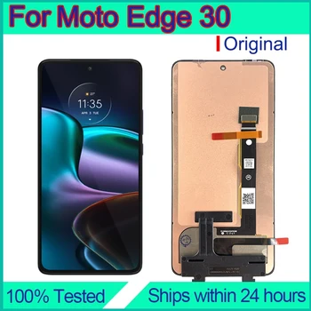 За Motorola Moto Edge 30 Замяната на екрана, ремонт на оригиналния сензорен дисплей, Pantalla LCD Reparatur Digitizer Събрание