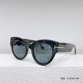 2023 Черни Реколта Секси Мъжки Маркови Дизайнерски Черни дамски Реколта модерни Дамски очила за пътуване от серията Black Cat Eye