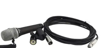 Ръчно кондензаторен микрофон SAMSON C05 CL за запис и караоке идва с кабел