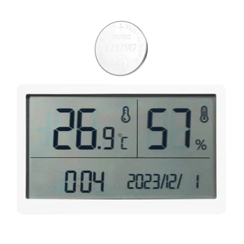 Цифрово измерване на температура и влажност GM1372, Термометър за стая, битова точност ръководят LCD гигротермограф с голям екран