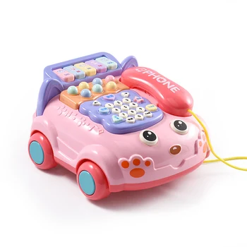 Гг Детски Играчки, Имитиращи Стационарен телефон, Музикален мобилен телефон за малки момчета