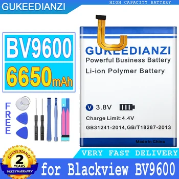 6650 ма GUKEEDIANZI BV 9600 Батерия за Blackview BV9600 626479P Подмяна на Bateria 