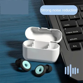Нови Силиконови тапи за уши за плуване, Шумоподавляющие Средства за намаляване на шума на сън, Звукоизолирани тапи за уши с шумопотискане