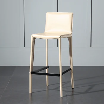 Бели Трапезни столове в скандинавски Стил, Луксозни Дизайнерски Ергономични Столове за трапезария, Всекидневна, Салон Sedie Cucina, Кухненски мебели MQ50CY