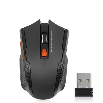 113 Безжична мишка 2.4ghz, безжична оптична мишка с USB приемник, 6 бутона, преносима безжична мишка за лаптопи