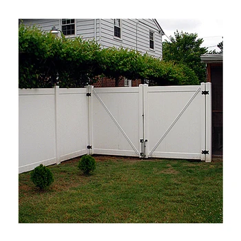 Бялата ограда от PVC за дома и градината Винил ограда по права цени от производител