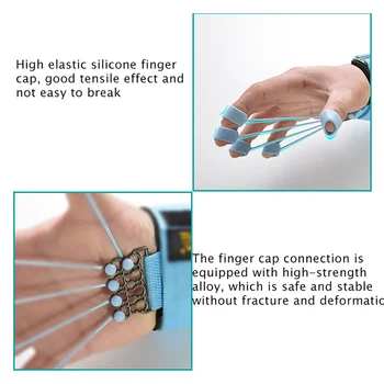 Тренажор за засилване на пръстите, разгибатель, практични Ергономични и аксесоари за захващане на ръцете, поставянето на огъване и крака разширения на пръстите