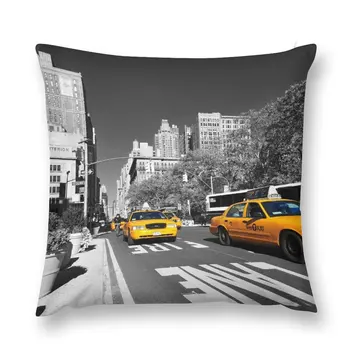 Ню Йорк Такси 2 Калъфки за възглавници за дивана, Калъфки за възглавници, Декоративни калъфи за мека мебел