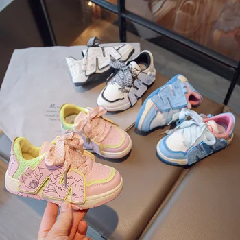 Детски обувки за крикет, Есен нова мода обувки с надпис за момчета и момичета, Ежедневни обувки Унисекс, мини Zapatos Deportivos Niños