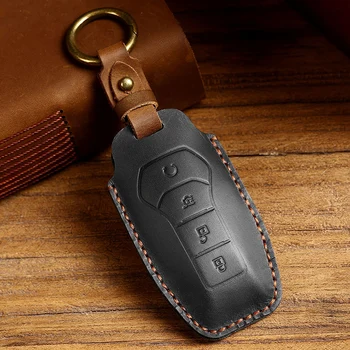 Калъф за автомобилни ключове Smart Remote Key Case за BYD Tang DM 2018, чанта за ключове, автоаксесоари, Ключодържател, калъфи за ключове