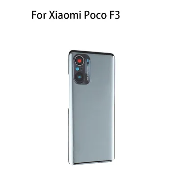 Оригиналната задния капак на отделението за батерията Задната част на корпуса (от обектива на камерата), за да Xiaomi Poco F3 M2012K11AG