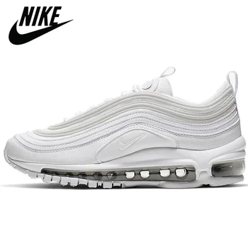 Nike Air Max 97, тройни черни, тройни бели, вълк-като, сиви Мъжки и дамски обувки, маратонки, спортни обувки, пътеки 36-45