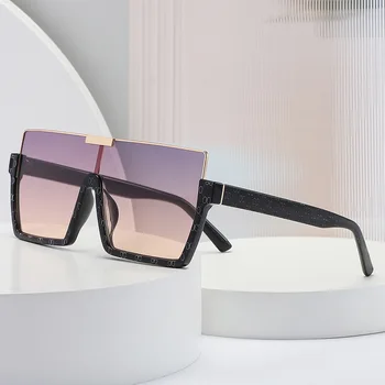 2023 Нови Квадратни Слънчеви очила Дамски Луксозни Маркови Слънчеви Очила Реколта Поляризирани Очила Мъжки UV400 Oculos Gafas De Sol