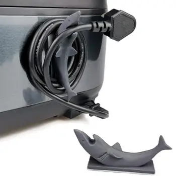 Силиконова обвивка за кабел Tpr Универсален Здрав Органайзер за захранващия кабел в стил Shark за съхранение в кухнята с Фиксиран Самоклеющимся на стена