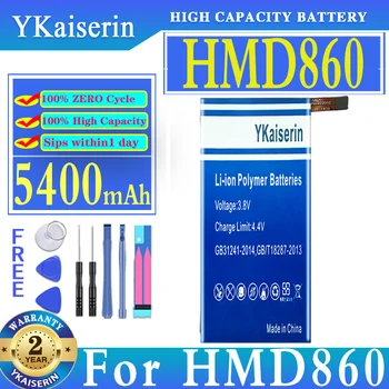YKaiserin Батерия 5400 mah Батерии За мобилни телефони HMD860