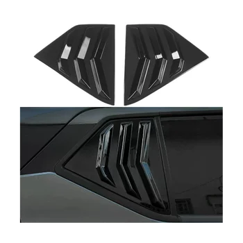 Щори на задното странично стъкло за Nissan Ритници 2018-2023, Аксесоари за пердета, за въздуховода - ярко черно