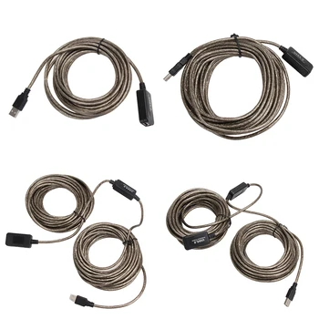 Удлинительный кабел за USB 2.0 мъж към жена Високоскоростен кабелен адаптер за пренос на данни